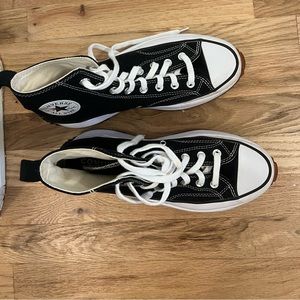 Converse run star hike platform unisex shoe (size 10 w)